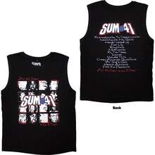 Sum 41 | Official Band Tank T-Shirt | All Killer No Filler Tracklist (Back Print) - 48-Hour Fast Shipping!  - Black - View 1