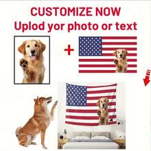 1pc Customized British Tapestry - Home, Bar Or Club Decor, Personalized Silhouette Design Wall Hanging - Perfect Gift Idea, Silhouette Tapestry, Father's Day, Mother's Day, Halloween, Christmas, Christmas Eve, Valentine's Day, Birthday, Anniversary, Thanksgiving, Easter, April Fool's Day, Carnival, National Day - Also Suitable For Custom Tapestry, Custom Flag, Garden Flag - Multicolor - View 4