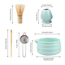 4PCS/5PCS Ceramic Matcha Set With Spout Bowl Highly Attractive Tea Ordering Tool Japanese Matcha Bowl Back To School