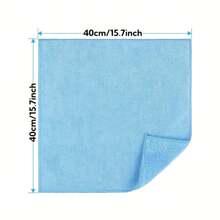 YITUMU Streak-Free Super Absorbent Microfiber Cloth | Lint-Free Reusable Cleaning Towel For Windows, Glass, Cars | 40x40cm (15.7"X15.7") | Scratch-Free,