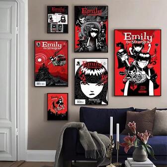 1pc Wall Arts Posters Optional Frame Pop 1PC Ins Japanese Anime Poster Movie Sticky Posters Retro Kraft Paper Sticker DIY Room Bar Cafe Aesthetic Art Wall Painting