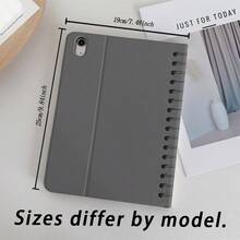 Ốp lưng máy tính bảng kiểu sách gập chống sốc, tương thích với iPad 11/A16/10th/Air4/5/6/Pro 12.9/2024/2025/2020/2021/2022/2023/10.2/10.9/Mini7, Galaxy Tab S9 FE S8plus S7.S10fe Plus. Hoàn hảo cho việc đọc sách, làm việc và du lịch. Quà tặng mùa xuân. - Nhiều màu - Xem 3