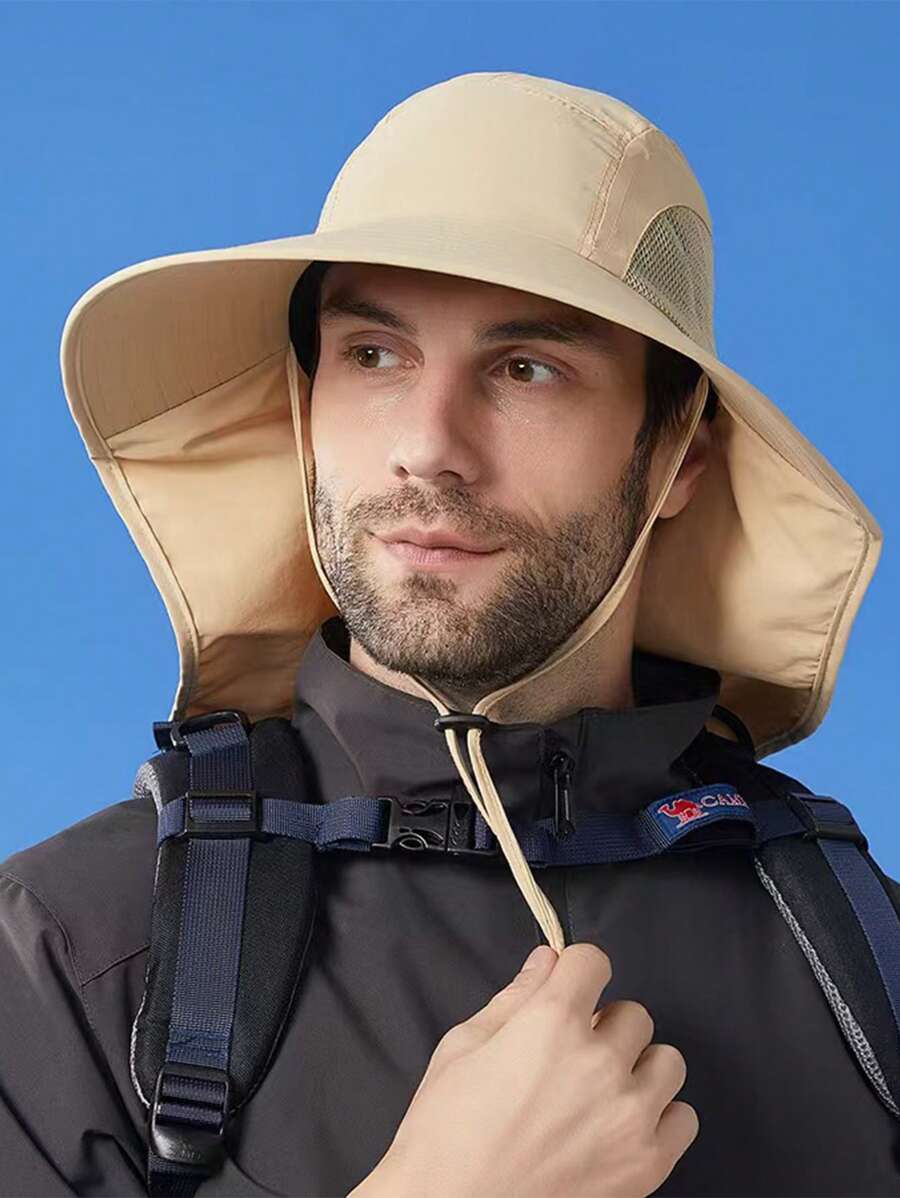 1 Stück Unisex Anglerhut, Outdoor Sonnenhut, Fischerhut, geeignet für den täglichen Gebrauch, Angeln, Wandern, Urlaub