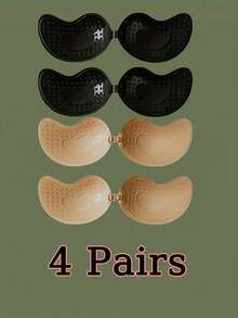 4 Pack Women's Backless Adhesive Bras - Strapless Push Up Bras For Evening Gowns And Backless Dresses, Washable And Reusable - Multicolor - View 8