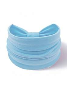 3 piezas Diadema de pelo sólida casual, diadema de gimnasio tipo turbante, diadema deportiva, accesorios para el cabello de otoño e invierno para mujer para vacaciones, pañuelo elegante para mujer, bandanas suaves - Morado - Ver 25