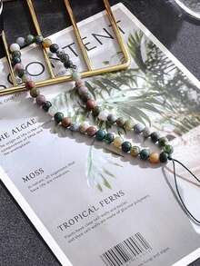 1 件石头风格手机挂绳，时尚多色防丢失手机带，背包挂绳，适合女性手机链礼物，送给母亲、家人、朋友、生日、节日手机饰品 - 彩色 - 查看 15