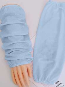 女士袖套，凉爽防紫外线防晒罩，可遮盖手臂，户外压缩手臂 - 彩色 - 查看 20