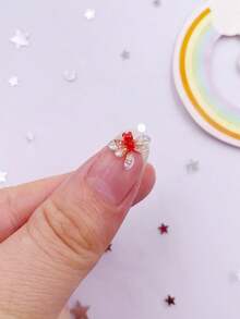 40 件混合树脂彩色迷你可爱闪光水晶蜻蜓平底水钻贴花装饰 DIY 婚礼艺术剪贴簿珠宝工艺品配件