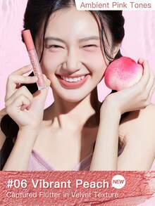 Essence Juicy Bomb Plumping Lip Gloss - High-Shine Non-Sticky, With Meadowfoam & Sea Fennel Extract, Hydrating & Vegan - Peach Delight - 2.6ml - Vitality Peach - View 1