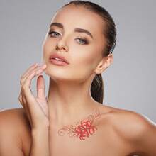 Realistic Fake Tattoos Simple Butterfly Temporary Tatto For Adult 10 Pcs - Style 10 - 查看 2