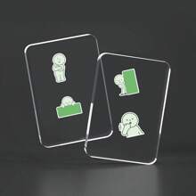 50 Peças Adesivos de Canto Adesivos de Vinílico Estéticos, Decalques, Scrapbook, Jornalismo, Laptop, Parachoque, Skate, Garrafas de Água, Computador, Telefone, Desenho Animado, Capacete, Adesivos de Carro, Material Escolar, De Volta às Aulas
