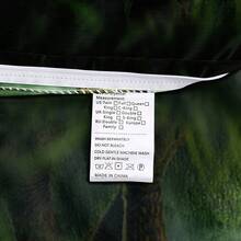 2/3件套侏罗纪恐龙3D印花床上用品套装，史前丛林景观床单套装，远古世界探险被套套装（尺寸：135x200厘米，仅包含1个枕套） - 彩色 - 查看 4