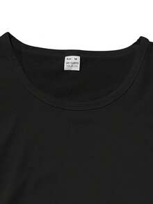 [Bestseller] 1 szt. męski czarny bezrękawnik sportowy, wygodny i przewiewny letni styl, uniwersalny strój na co dzień - Czarne - Zobacz 6