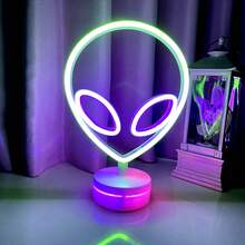 1 件彩虹霓虹灯房间装饰灯，电池或 USB 供电，适用于卧室、宿舍、庭院、露营、酒吧、餐厅、派对、家居、户外装饰