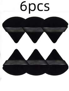10pcs Triangle Velvet Puff And Mini Pizza Puff, Suitable For Makeup, Dry And Wet Use. Lightweight And Washable, Suitable For All Skin Types And Makeup Beginners. Can Be Used For Makeup, Home Decor, Vanity, Travel, Bedroom And More, Ideal Makeup Accessory, Powder Puff, Makeup Sponge, Makeup Sponge.,Giveaways,Travel,Cheap Stuff,Travel Essential - Multicolor - View 12