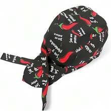 6pcs Unisex Chef Hat Elastic Kitchen Chef Hat Cooking Chef Cap Food Service Hair Net, Reusable And Washable Durable - 彩色 - 查看 2