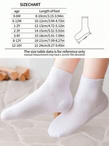 5 pares de calcetines blancos de malla para niños, calcetines delgados y transpirables hasta el tobillo, estilo escolar para estudiantes, calcetines blancos pequeños, calcetines casuales y deportivos para niños y niñas, para primavera/verano