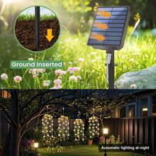 Luces decorativas colgantes de jardín solares, Luces en forma de medusa de 256 LED con alambre de cobre con 8 modos, luces de hadas resistentes al agua IP44, para fiestas de verano, jardines, pérgolas, bodas, pabellones y centros comerciales
