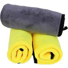 1pc/3pcs Microfiber Towels For Cars, Extra Thick Car Microfiber Drying Towel, Absorbent Car Wash Towels/Rags, Micro Fiber Clothes For Car Cleaning Washing - Multicolor - View 11