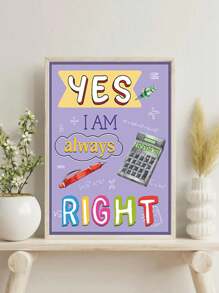 1pc Math Wall Art Prints Mathematical Elements Canvas Wall Art Geometric Math Posters For Classroom Inspiration Saying Math Art Poster For Middle School Classroom Study Room Decor Unframed