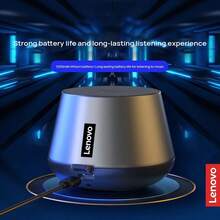 Lenovo Bluetooth Speaker K3Pro Small And Exquisite Easy To Carry Super Bass Built-In Microphone HD Call Clear And Loud Long Battery Life Full Device Compatibility Black - Black - View 4