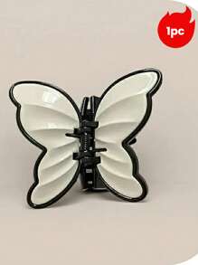 1/2/3 Peça(s) Presilha de Cabelo com Borboleta Bicolor na Moda, Acessório de Cabelo Fashionista Feminino, Adequado para Usar Presilhas de Borboleta em Qualquer Ocasião, Garra de Cabelo, Presilha de Mandíbula, Presilha de Cabelo, Clipe de Cabelo, Presilha de Cabelo