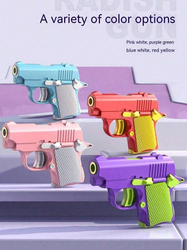 2025 Neuestes Upgrade - Taschengroße M1911 - Mechanischer Antrieb - Selbstspannung - Mini Pistole - Geburtstagsgeschenk - Ostergeschenk - Weihnachtsgeschenk - perfektes Geschenk, Pistole, Spritze, Spielzeugpistole, Mini Spielzeugpistole, Spritzpistole, Fidget-Spielzeugpistole, Spielzeugpistole, Pistolen, Luftgewehr (Farbe und Muster des Zubehörs sind zufällig)