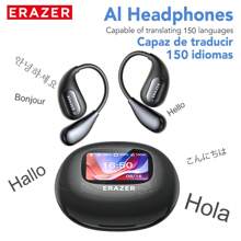 Miniso XP7 OWS Translation Wireless Earbuds AI Real Time Face-To-Face Bidirectional Simultaneous Interpretation Wireless Earphones Support Over 150 Languages Translation Headphones Support Playing Music Phone Calls Headphones Earbuds
