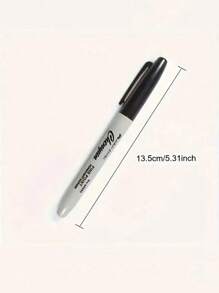 Fine-Tip Permanent Marker Set For Office, Classroom And Home, Quick-Drying, Durable Plastic (Random Color) School Supplies