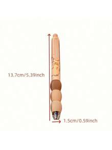 4pcs Gift Set Hippo Shaped Erasable Crystal Point Ballpoint Pen, 0.5mm Fine Tip, Soft Grip, Blue Ink - Daily Office, Christmas, Halloween Gift