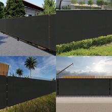 Goleray 8'X12' Fence Privacy Screen Outdoor Temporary Fence Panels Covering For Outside Mesh Fencing UV Blockage Windscreen Shade Net Cover For Backyard Patio Garden, Black - White - View 6