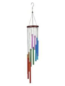 1pc Metal Small Wind Chime Decoration, Equipped With 12 Tuning Tubes, Soothes The Melody, Commemorates Sympathy Wind Chime Pendant, No Electricity, Suitable For Indoor And Outdoor, Room, Balcony, Courtyard, Garden, Party, Birthday, Valentine's Day, Christmas, Holiday Decoration, Is The Best Gift For Women, Sisters, Mothers, Neighbors - Multicolor - View 13