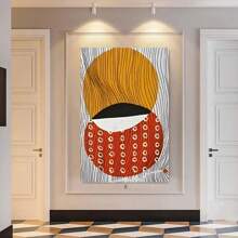 1pc/3pcs Set Modern Bohemian African Art Canvas Posters,Vibrant On Canvas Wall Arts,For Bedroom, Living Room, Hallway,Hotel, Apartment, Studio Wall Decoration,Ideal Summer Gift For Art Lovers And Boho Fashion Enthusiasts,NO Frame/Framed