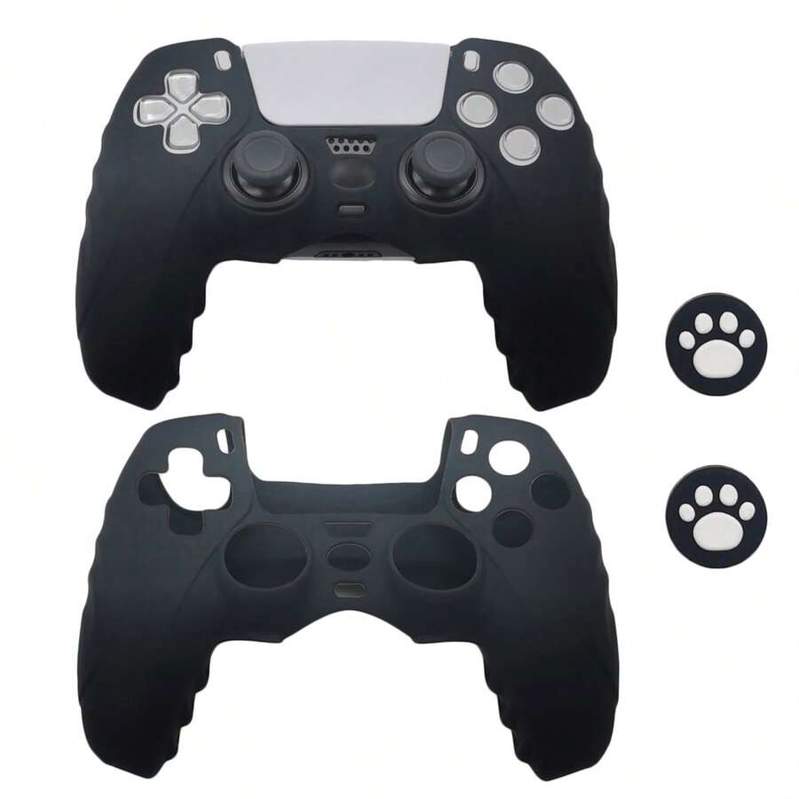 1套手柄保护套+2个摇杆帽，防滑纹理设计，提升游戏手感，防滑、防汗、防刮擦 - 彩色 - 查看 1