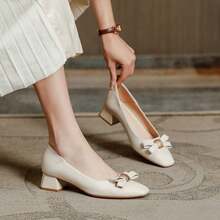 Women Heeled Sandals - Beige - View 8