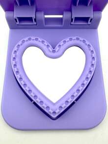 1 件不锈钢面包切片机、三明治切刀模具、吐司口袋面包工具、压花吐司切刀、红色方形、绿色圆形