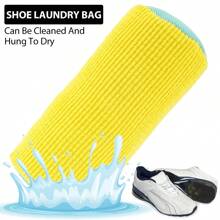 1/2PCS Shoe Washing Machine Bag , Laundry Shoe Cleaning Bag For Washer And Dryer, Reusable Laundry Bags Mesh Wash Bags For Adults And Kid's Shoes,Our Shoe Washing Machine Bag,360° Shoe Washing Machine Bag - Anti-Deformation, Machine Washable, Air-Dryable, Protective Laundry Bag Lined With Thick Fleece, Perfect For Sneakers And Casual Shoes,