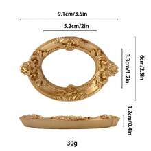 欧式复古INS金色迷你相框道具美甲项链拍照饰品珠宝拍摄背景配件 - 彩色 - 查看 19