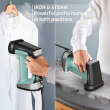 Rowenta Iron Steamer For Clothes, 3in1 Hand Held Steamers, Clothing Steamer, Ironing, Lint Remover, 7.1 Oz Tank, 1875 Watts, Auto-Off, Black & Copper, DR8855 - 2-in-1 Iron & Steam - View 5