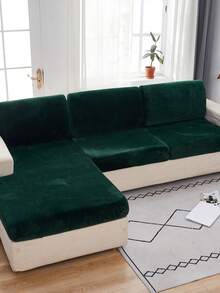 1 Vỏ bọc ghế sofa nhung phong cách cổ điển, bảo vệ ghế sofa/Vỏ bọc ghế sofa 1/2/3/4 chỗ ngồi/Vỏ đệm đàn hồi cao, thoải mái, thích hợp cho phòng khách, phòng ngủ, khách sạn, trang trí nhà cửa. - Màu xanh lá cây đậm - Xem 6