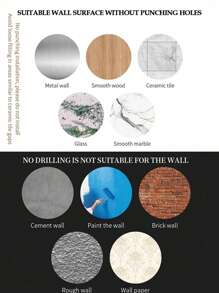 1/2/4 Pcs Square Adhesive Hooks, Wall Mounted Towel Hooks Without Drilling, Hanging Hooks Racks, Shower Clothes Hanger, Home And Apartment Essential, Bathroom & Kitchen Organization And Storage