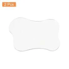 Acrylic Irregular Coasters, Creative Cloud Shape Coffee Cup Coaster Dining Table Ornaments For Kitchen Bar - Clear 4.7x4 Inch 2pcs - View 3