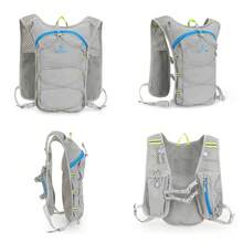1 件轻质男女通用尼龙马拉松背包、多口袋徒步背包、骑行水袋包（不含水袋）