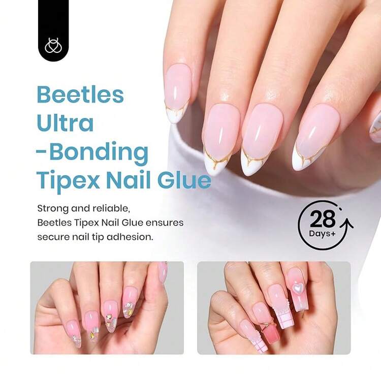 Instant Apex Nail Tips Almond Medium Acrylic Nail Tips, Pre-Etched Pre-Building Strong Thick Long Lasting,16 Sizes,192 Pieces - 0C- Keo dán móng gel UV Tipex 20g - Xem 3