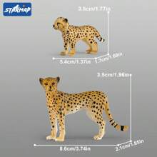 North American Forest Animal Figurines Educational Toy Cake Toppers,Realistic Jungle Animal Set, Christmas Birthday Gift For Kids Toddlers, Includes Elephant,Camel,Giraffe,Tiger Lion,Panda,Bear,Deer,Hippo,Rhino,Raccoon,Lynx,Wolf,Eagle,Beaver, Rabbit,Beaver,Bald Eagle, And More