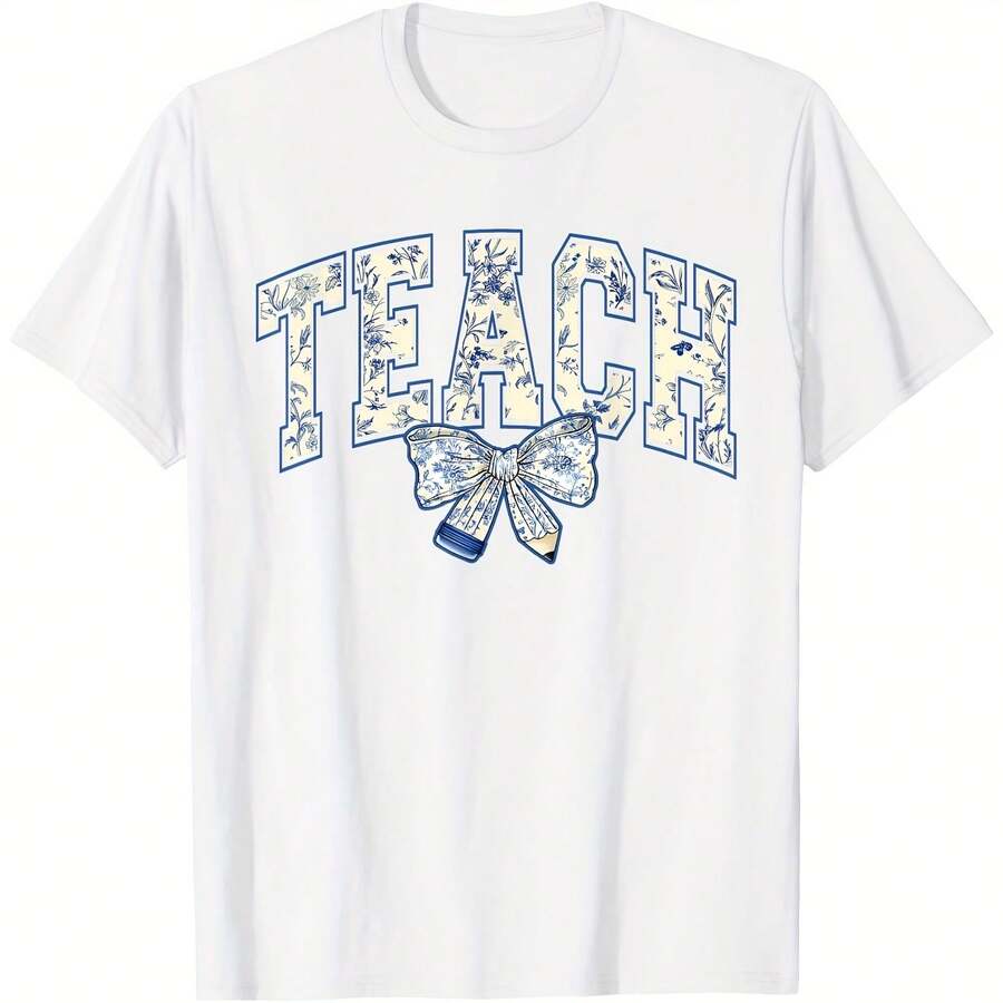 Teacher Day T-Shirt - White - View 1