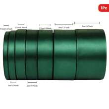 1 Rolle 4cm breites Satinband, Seidenband Schleife für Basteln von Haarzubehör, Tortendekoration, Binden