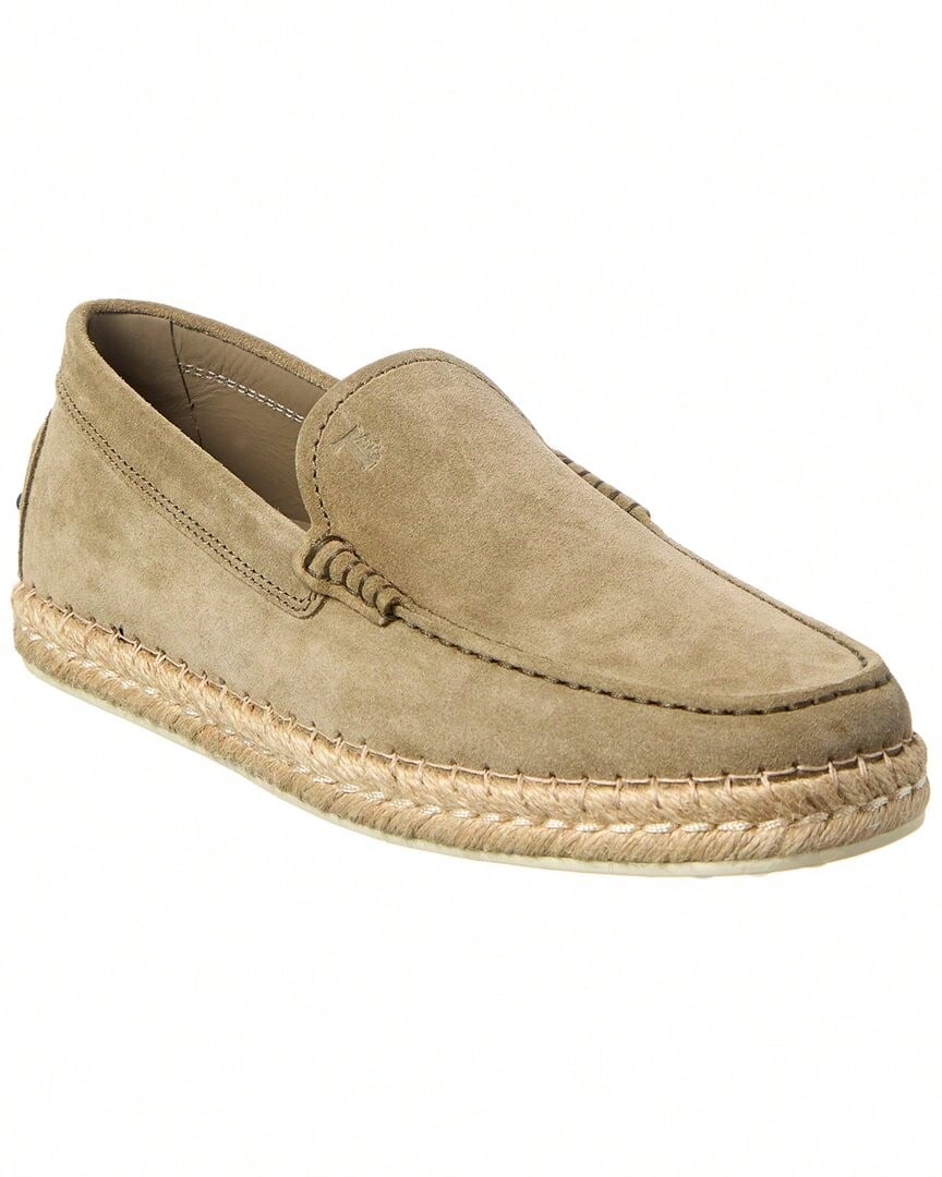 TOD's Suede Espadrille - màu nâu - Xem 1