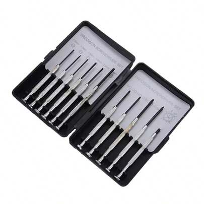 11PCS Mini Precision Screwdriver Set, Mult-Purpose Tools Kit For Watch Eyeglass Electronics Jewelry Repair, Repair Essential Accessories