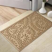¡RecomendadoHIYARD - Tapete absorbente para puerta delantera, atrapando la suciedad, interior y exterior, antideslizante, resistente a la decoloración, felpudo de perfil bajo para entrada, 29 x 17, color beige¡Top de Temporada - Azul - Ver 12